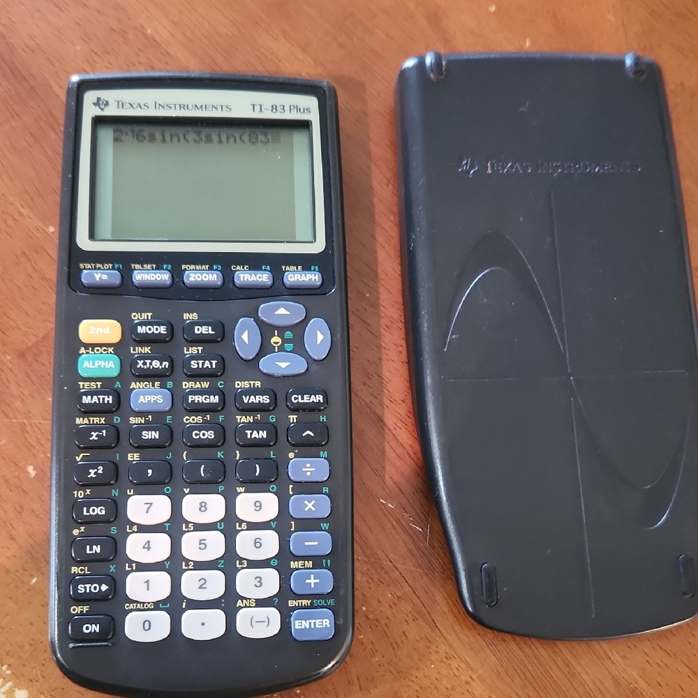 Texas Instruments TI-83 Plus Black Graphing Calculator